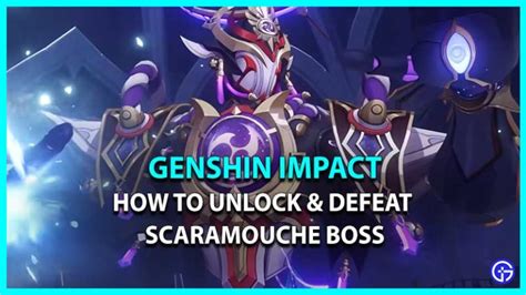 How To Unlock And Defeat Scaramouche Boss In Genshin Impact