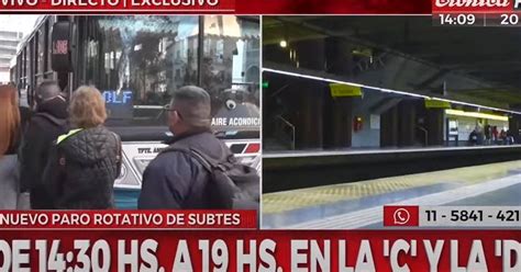 Se adelantó el paro de subtes estas son las líneas afectadas Crónica