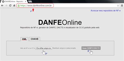 Danfeonline Ajuda Como Gerar O Danfe De Uma Nf E