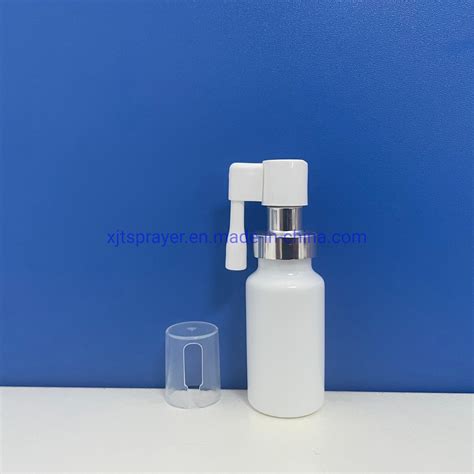 Crimp On Pe Plastic Bottle Ml Ml Ml With Oral Spray Mouth Sprayer