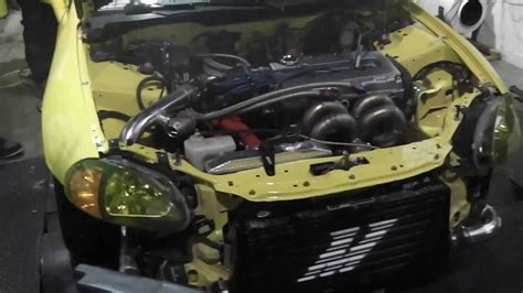 Honda Del Sol Turbo 460whp Dyno Run Youtube