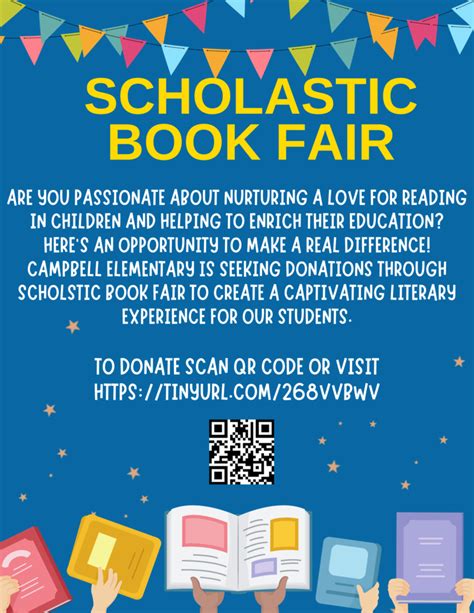 Scholastic Book Fair Flyer Campbell Elementary School