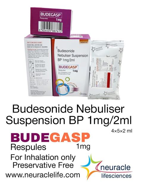 budesonide nebuliser suspension manufacturer  supplier  india
