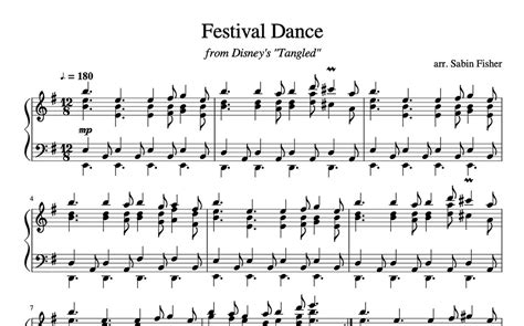 Kingdom Dance Piano Solo Sheet Music | Sabin Fisher