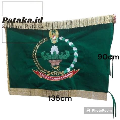 Jual Bendera Pataka Persit Full Bordir 90x135 Shopee Indonesia