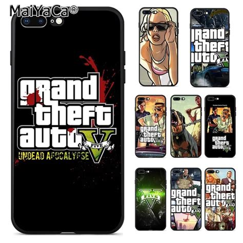 Buy Maiyaca Rockstar Gta 5 Grand Theft Coque Shell Phone Case For Apple Iphone