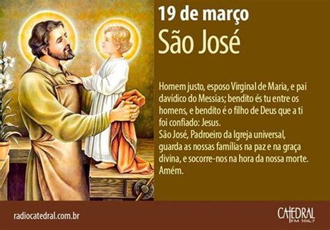 19 De Março Dia De São José Frase 19 De Março São José Homem Justo