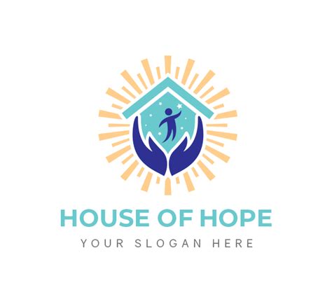 House of Hope Logo & Business Card - The Design Love