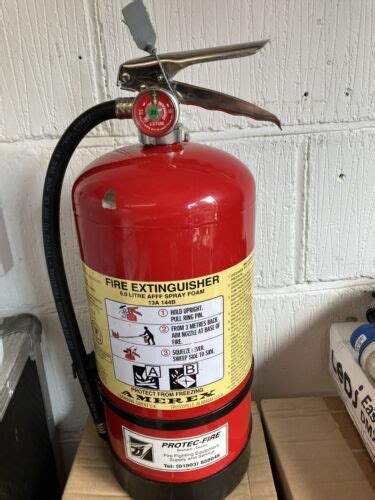 Amerex Afff 6l Foam Fire Extinguisher In Date Ebay