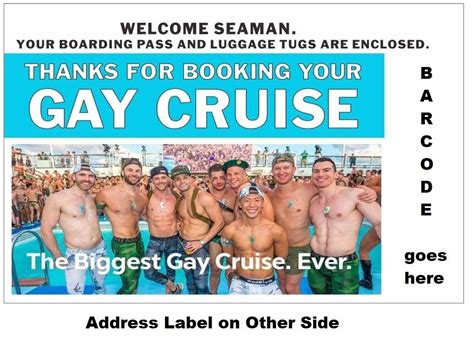 Joke Gay Cruise Prank Package I Mail Or You Mail Etsy