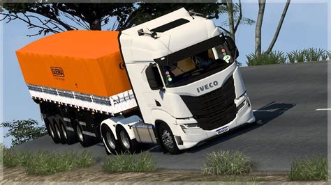 IVECO S WAY EURO TRUCK SIMULATOR 2 VOLANTE G29 GAMEPLAY 1 49 YouTube