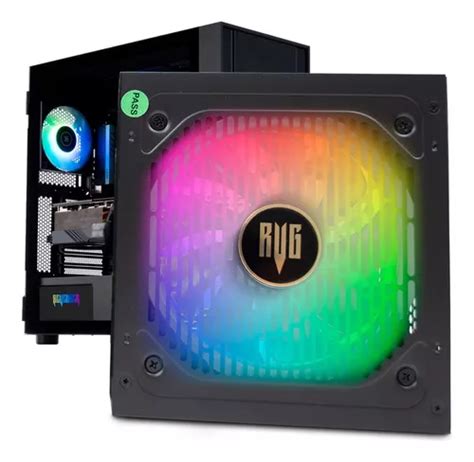 Fonte Atx 750w 80 Plus Bronze Pfc Ativo Bivolt Revenger Rgb Frete grátis