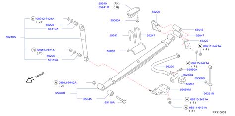 Nissan Xterra Leaf Spring Shackle Bolt S Murfreesboro