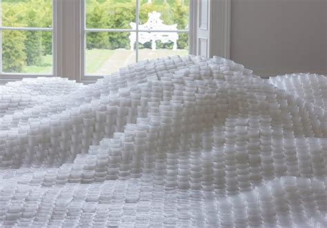 Tara Donovan Transforms Plastic Cups Into A Geomorphic Sculpture - IGNANT