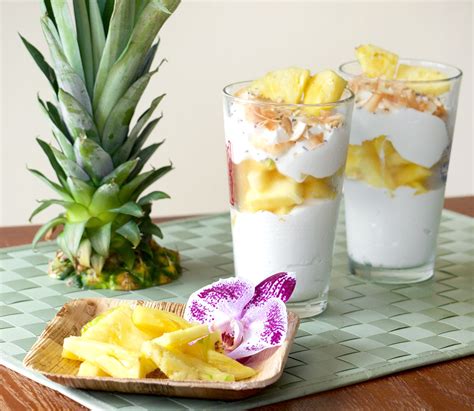 Hawaiian Pineapple Coconut Parfait Obsessive Cooking Disorder