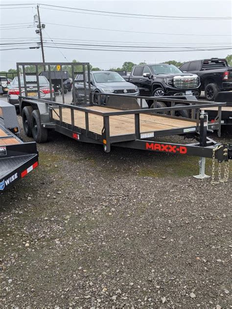 2023 Maxxd U4x 7x18 10k Heavy Duty Tandem Axle Utility Trailer Wny