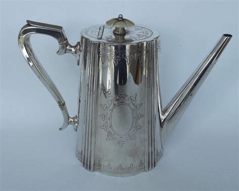 Victorian Silver Plated Coffee Pot Fiona O Reilly Antiques