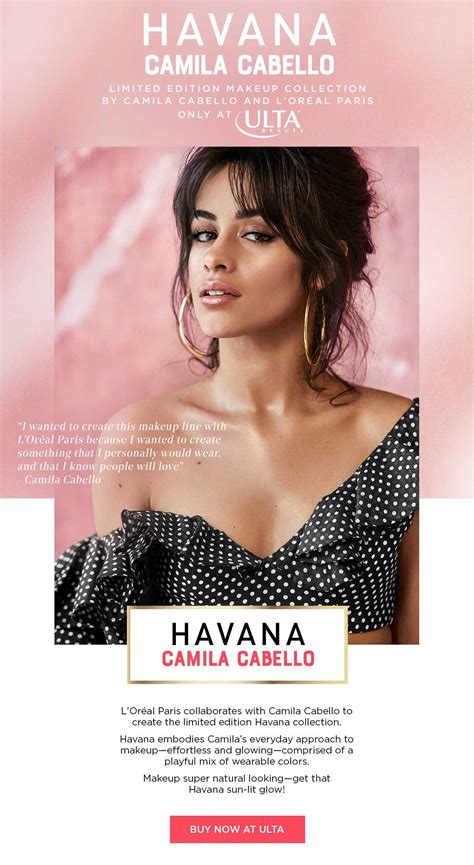 Camila Cabello X Loréal Paris Exclusive Collection Is Here Loreal