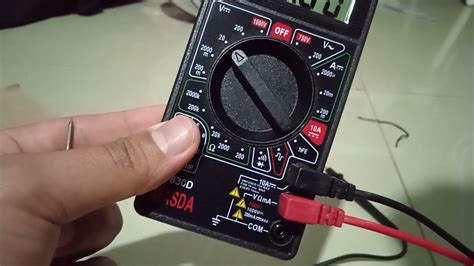 Multimeter Digital Merek Masda Dt D Buzzer Youtube