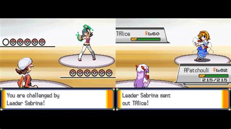 Touhoumon Heartgold Epi Gym Leader Sabrina Youtube