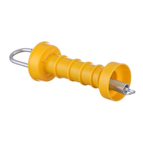 Insulated Fence Handle Electric Fence Gate Handle Yellow Color with Plastic Handle and ...