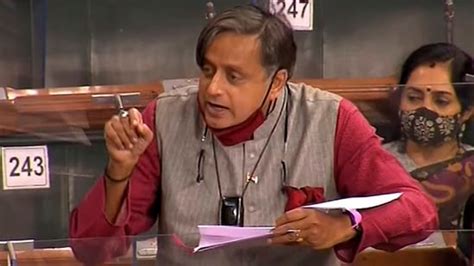 Needlessly Provocative Shashi Tharoor On Bjps Protest In Parliament Latest News India