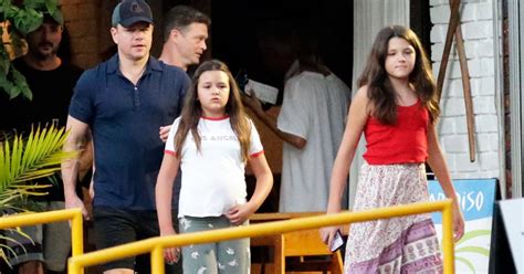 Matt Damon Takes His Daughters out for Pizza in Australia — Pics!