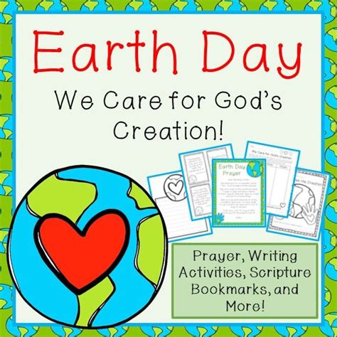 Earth Day Christian Prayer And Gods Creation Writing Earth Day