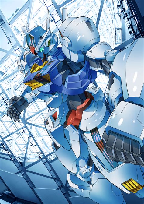 Anime Mechs Gundam Super Robot Taisen Mobile Suit Gundam THE WiTCH FROM MERCURY Gundam Aerial ...