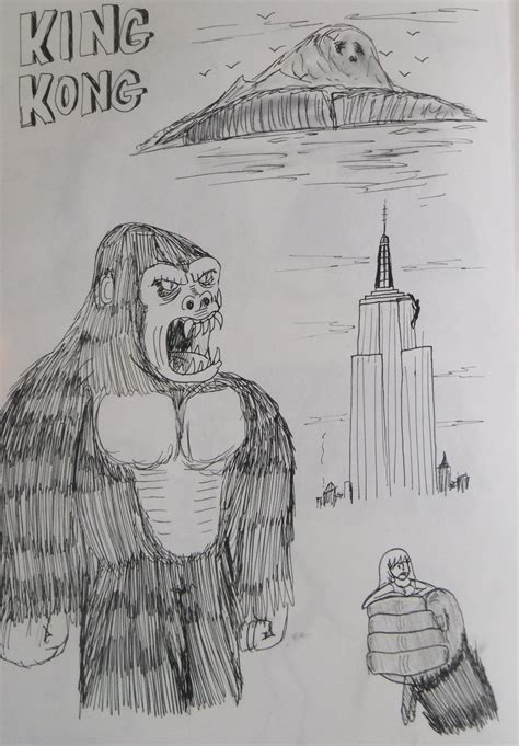 King Kong Sketches 01 by LewisDaviesPictures on DeviantArt