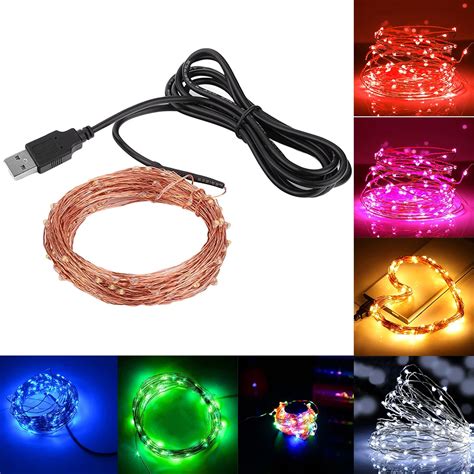 M Usb Led String Light Waterproof Led Copper Wire String Holiday