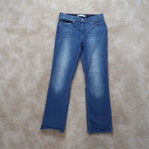 Womens Size 10 Blue Levis 525 Perfect Waist Straight Leg Jeans