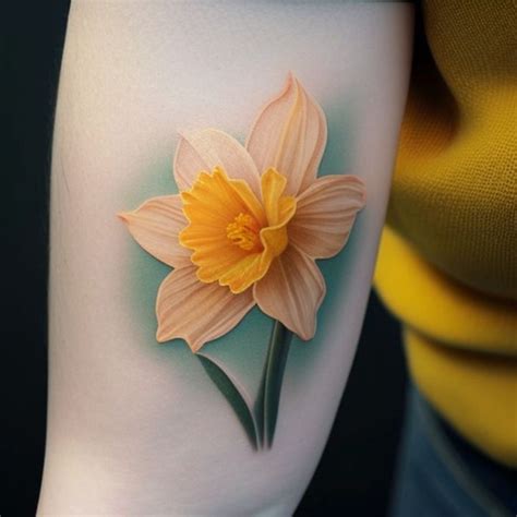 March Birth Flower Tattoo Ideas Daffodils Tattooclue In