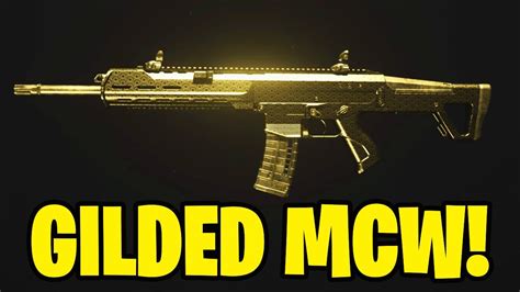 FASTEST WAY TO UNLOCK GILDED CAMO MCW IN COD MW3 MW3 MCW CAMO GUIDE