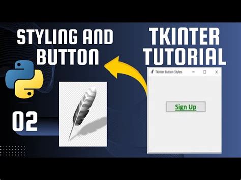 How To Create Button In Tkinter How To Style Button In Tkinter