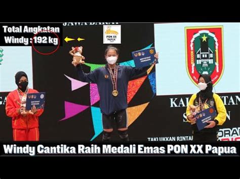 Windy Cantika Aisah Raih Medali Emas Angkat Besi Pon Papua Xx