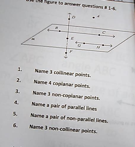 Three Coplanar Points