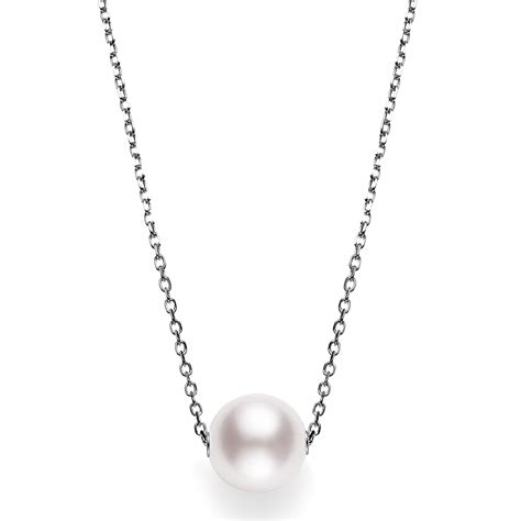 Mikimoto Akoya Cultured Pearl Single Pearl Pendant Bryant And Sons Ltd