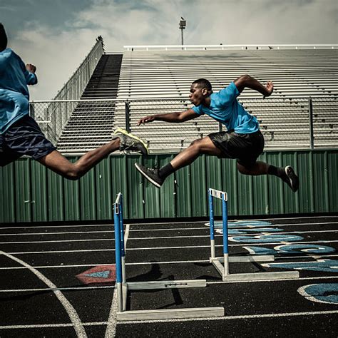 4,300+ Track And Field Hurdles Stock Photos, Pictures & Royalty-Free ...