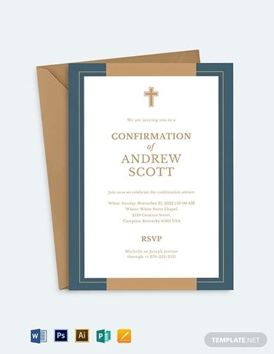 Best Church Invitation Examples Illustrator Word Pages