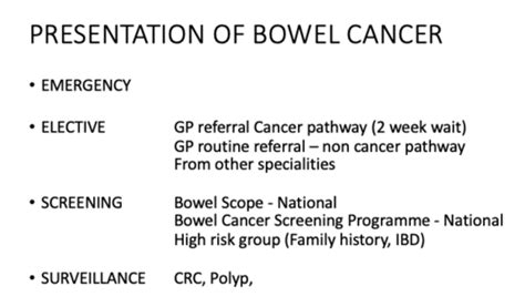 Colorectal Cancer Surgery Flashcards Quizlet