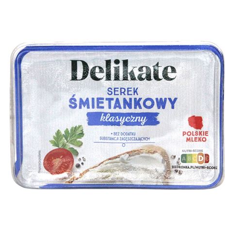 Serek Śmietankowy Klasyczny Delikate 200 G Dobre Ceny Polski