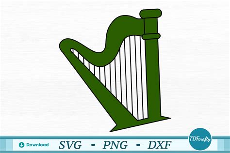 Harp Graphic By Tdfcrafty Creative Fabrica