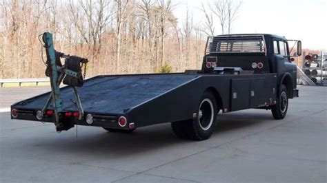 Ford Other Coe Cabover 1975 Semi Gloss Black For Sale 1975 Ford C 600 Coe Ramp Truck Wedge Body