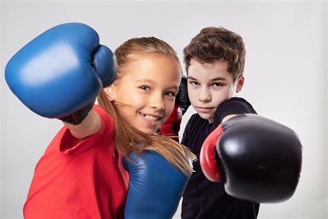 Beim Kinder Kickboxen Steht Die Freude Im Vordergrund