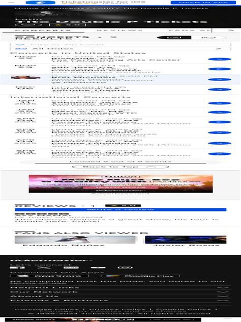 Tito Double P Tickets, 2024-2025 Concert Tour Dates Ticketmaster | PDF