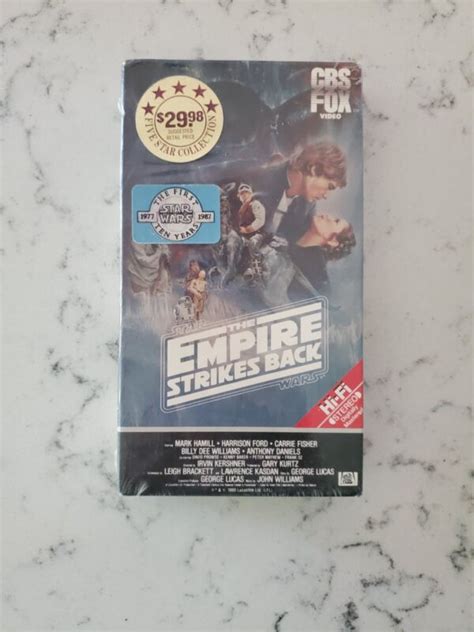 I Want My VHS On Twitter Star Wars Empire Strikes Back 1984 Red Label