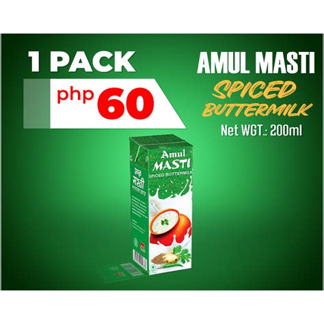 Amul Masti Spiced Buttermilk Ml Shopee Philippines