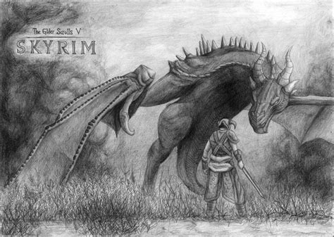 Skyrim Pencil Art By Juno965505 On Deviantart