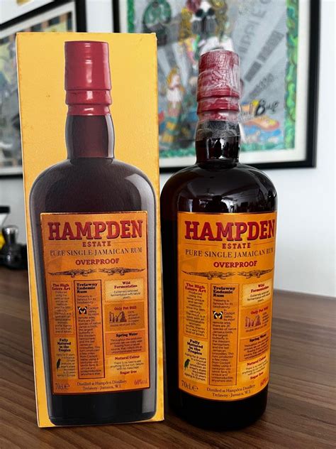 Hampden Estate Rum Overproof 60vol Food And Drinks Alcoholic